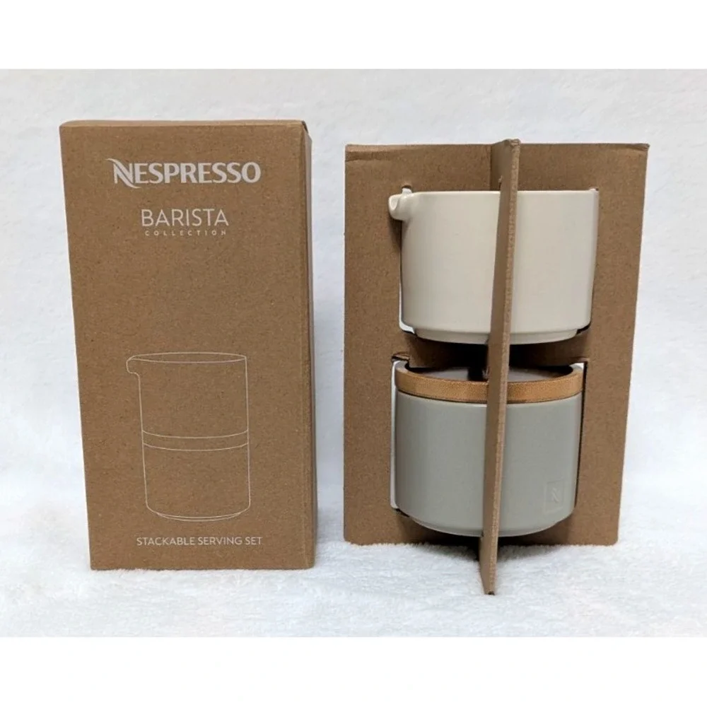Nespresso stackable serving